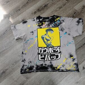 Cowboy Bebop Spike Spiegel Tie Dye Graphic Tee Youth XL 46/48